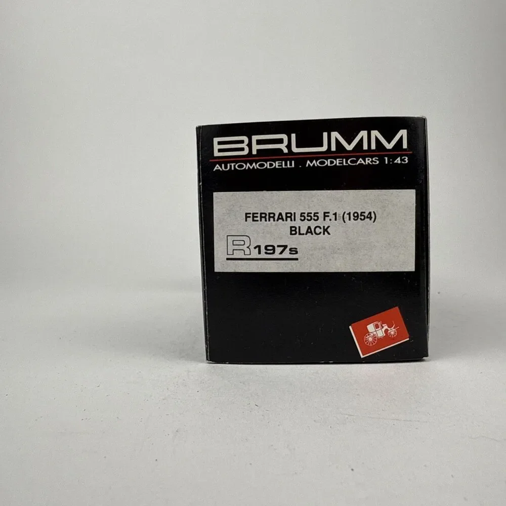 Brumm Models 1:43 Scale R197s - 1954 Ferrari 555 F1 Black #38